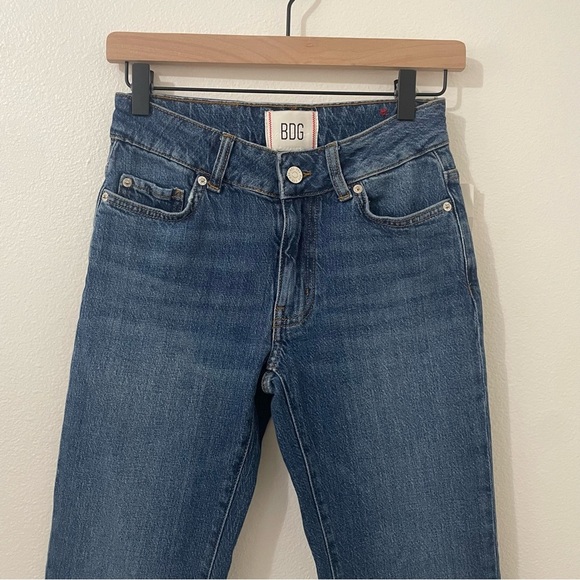 BDG by Urban Outfitters NWT Mid-Rise Skinny Denim Jeans Size 24 Medium Wash - Picture 3 of 6